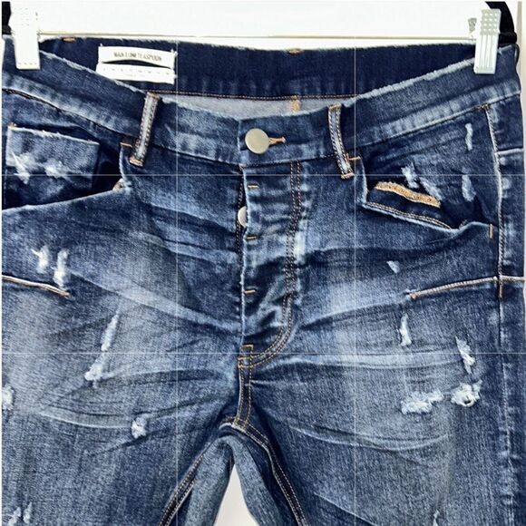 One Teaspoon Blue Distressed Men’s Jeans(Size 32) - Picture 7 of 9